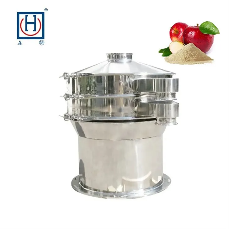 Δονούμενη μηχανή σε σκόνη φρούτων